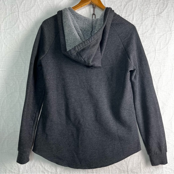 Polaris Womens Small S RZR Lightweight Hoodie Grey Fleece Pullover Hooded Jacket - Picture 15 of 16